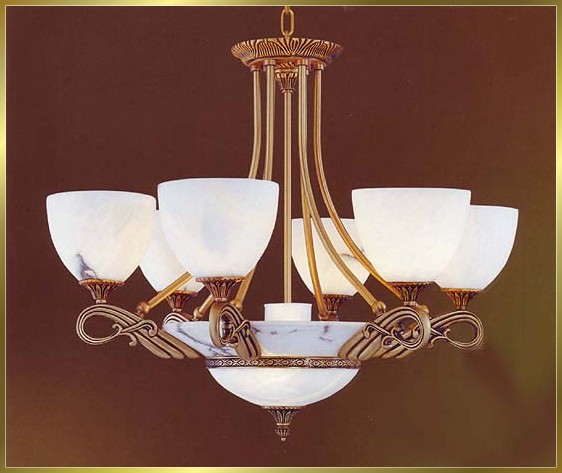 Alabaster Chandeliers Model: CM-6284-6RB