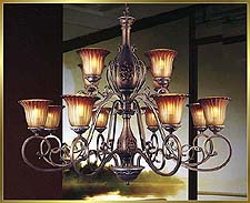 Antique Crystal Chandeliers Model: MD8512-12B