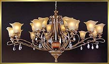 Antique Crystal Chandeliers Model: MD8513-18B