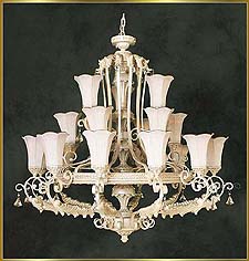 Neo Classical Chandeliers Model: MG-9609-21H